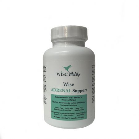 Wise Adrenal support front nicole